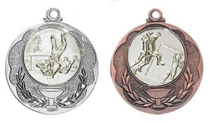 médailles argent et bronze diamètre 40 mm