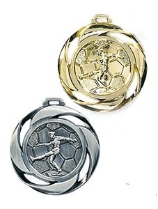 médaille football 40 mm