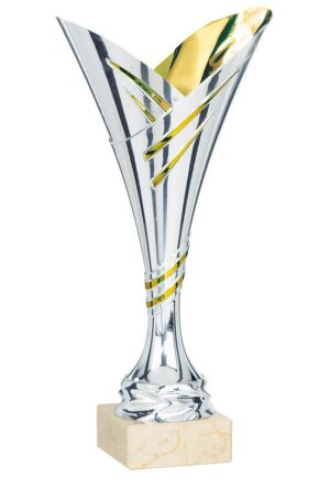 coupe économique argent et or 33 cm