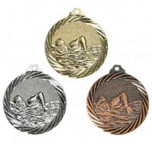 médaille natation diamètre 32 mm