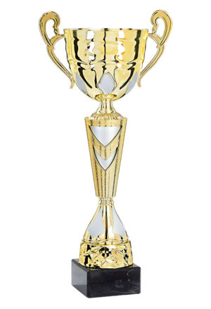 coupe classique or et argent