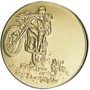 pastille moto cross diamètre 25 mm pour médailles