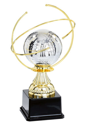 trophée pétanque en céramique de 33 cm de hauteur