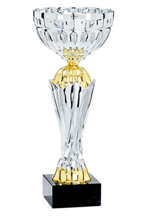 coupe classique argent et or de 39 cm
