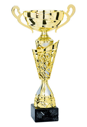 coupe classique or et argent