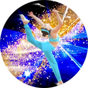 pastille dômée colorée de twirling bâton diamètre 25 mm pour médailles à personnaliser