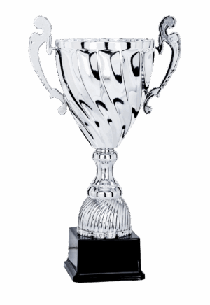 coupe classique argent de 35 cm de hauteur