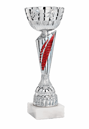 coupe eco argent et rouge